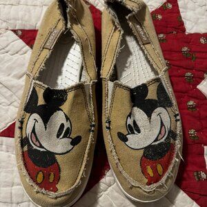 Disney - Mickey Mouse - Loafer style Crocs - Sz 9 womens